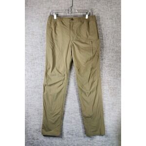 Olivers Apparel Compass Pants Ripstop Nylon Mens M Khaki Straight Leg Hiking